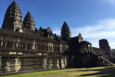 1 Day Angkor Wat with Sunrise Tour - Moving through Angkor Thom South Gate like a story in stone