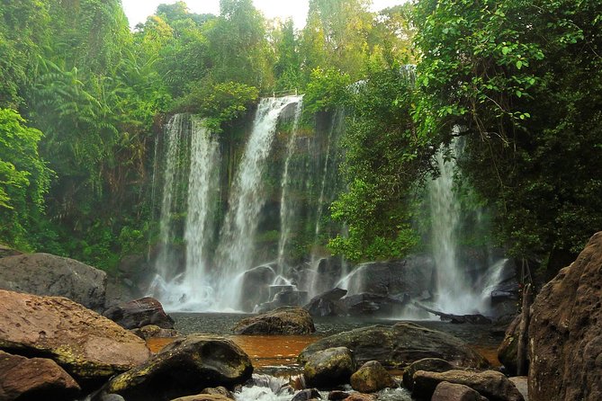 2-Days Private Tour Discovery Angkor Wat , Waterfall and Beng Mealea Temple - Day 2 in Phnom Kulen National Park: waterfalls and 1000 linga carving