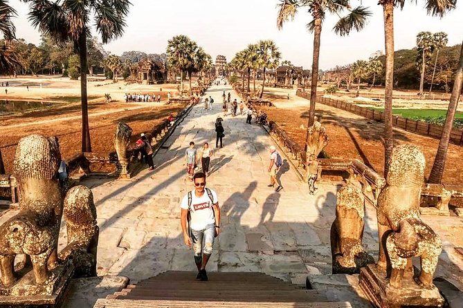 3-Day Tour (The Historical of Khmer Empire) - Day 2 Angkor Wat, Ta Prohm, and the Roluos-Old Market Combo
