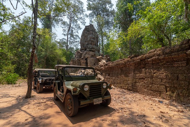 Angkor Wat by Vintage Jeep – Private Tour - Angkor Thom and Bayon: South Gate, Smiling Faces, and Terraces