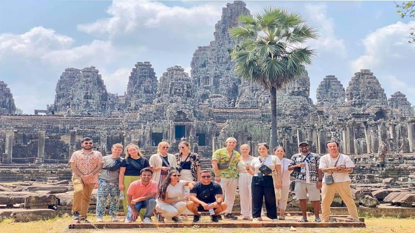 Angkor Wat Guided Sunrise Tour - First stop: Angkor Wat sunrise, towers, carvings, and the lotus pond moment