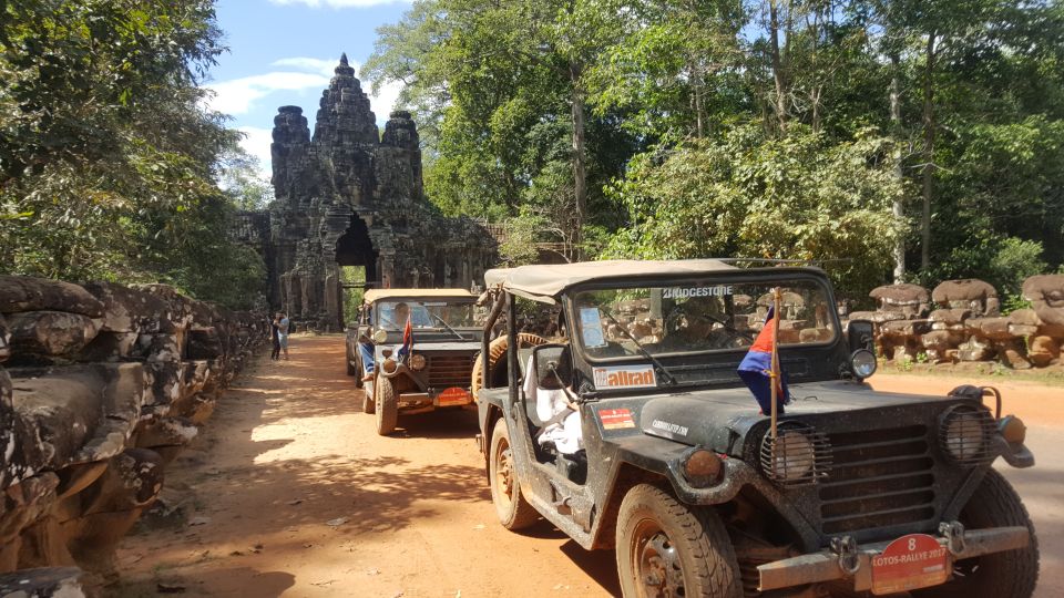 Angkor Wat in a vintage Jeep with driver - jeep rental - Angkor Wat by Jeep: big scale, chosen entry, and less fuss