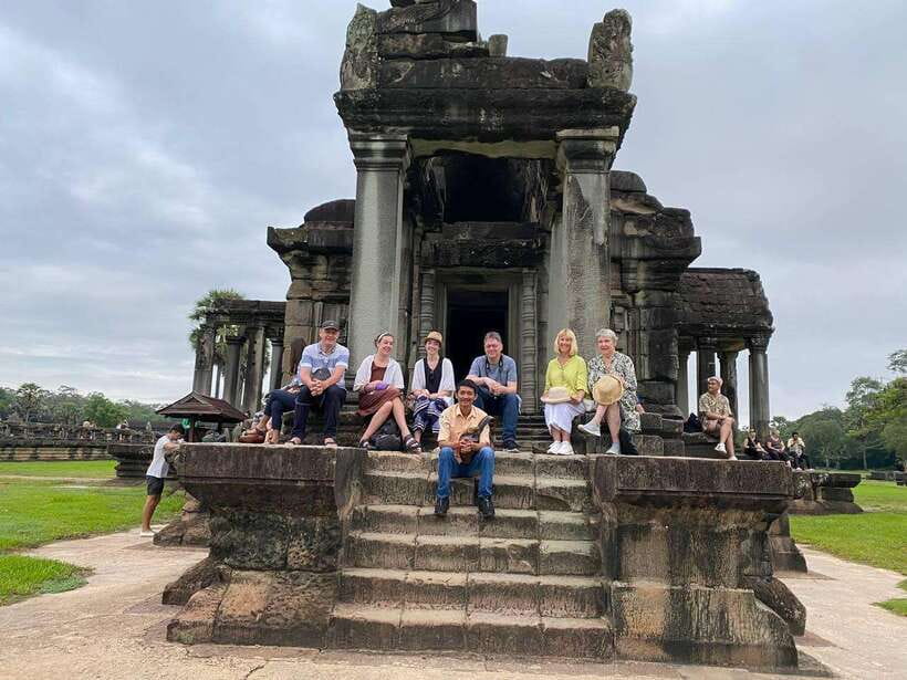 Angkor Wat Sunrise Shared Tours: Bayon-Ta Prohm-Banteay Srei - Angkor Wat sunrise: the moat reflection moment