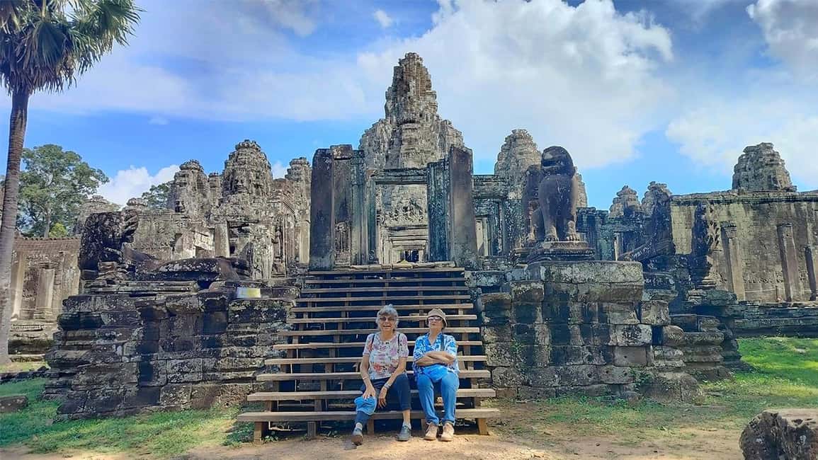 Angkor Wat Sunrise Tour Half-Day (Join-In-Tour) - The Terrace stops: Elephants and the Terrace of the Leper King