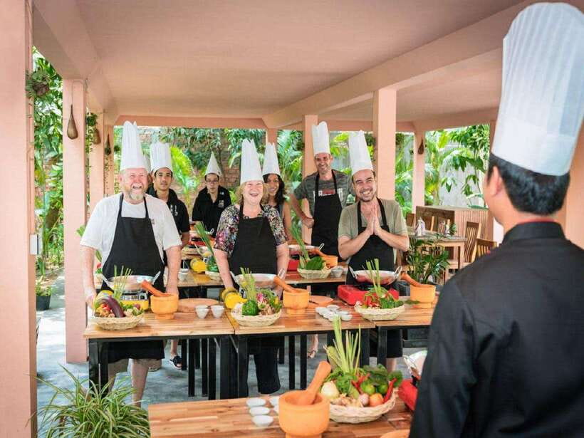 Cambodian Cooking Class - From Tuk-Tuk Pickup to a Market Mission