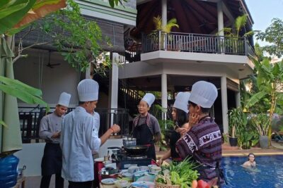 Cooking Class By Reveal Angkor Hotel Siem Reap - Psar Chaa market stop: picking Khmer ingredients that make the dishes