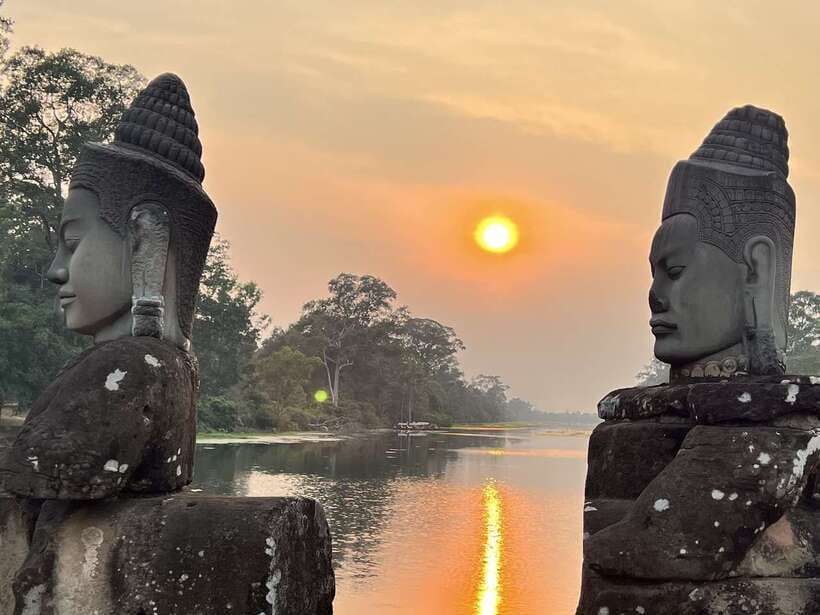Explore Angkor Wat by Bike and Sunset - Angkor Wat main temple: the big Khmer statement