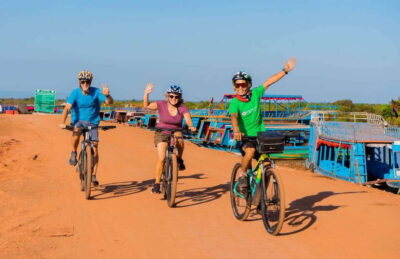 Kampong Phluk: Floating Village Sunset Bike Tour or E-Bike - Meeting Your Guide and Getting Set Up (No Guesswork Required)