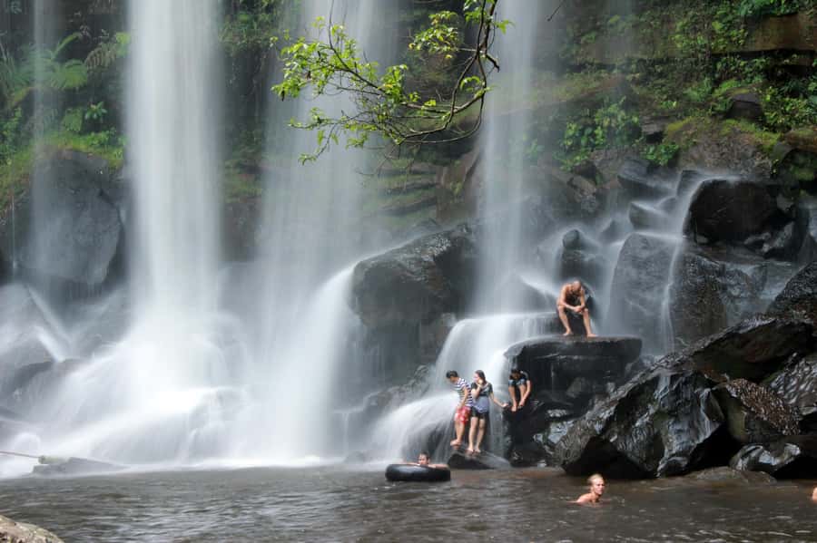 Kulen Waterfall: Rise and Shine with Cliff, Village w/ Guide - Kulen Waterfalls: Time to Cool Off (and Possibly Swim)