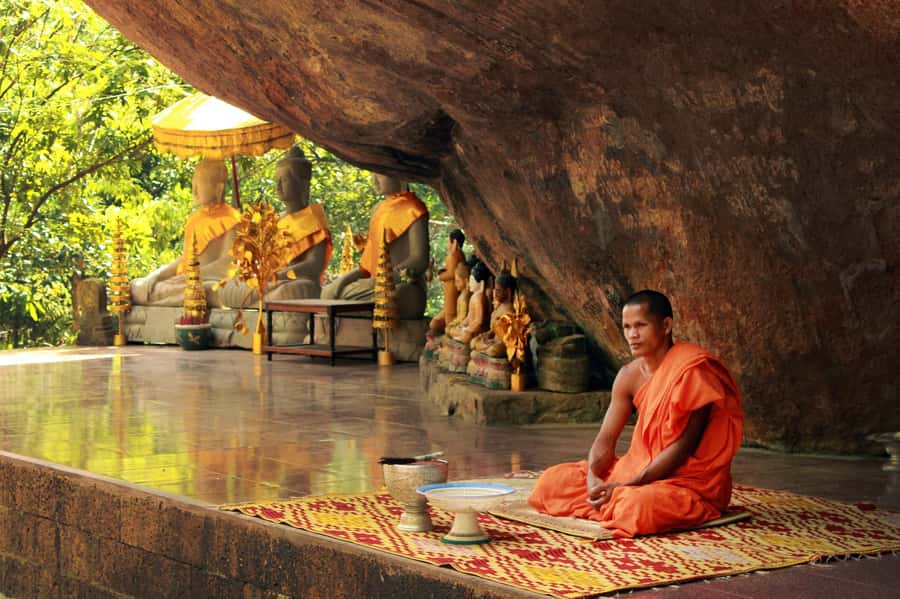 Kulen Waterfall: Rise and Shine with Cliff, Village w/ Guide - Lunch on Your Terms