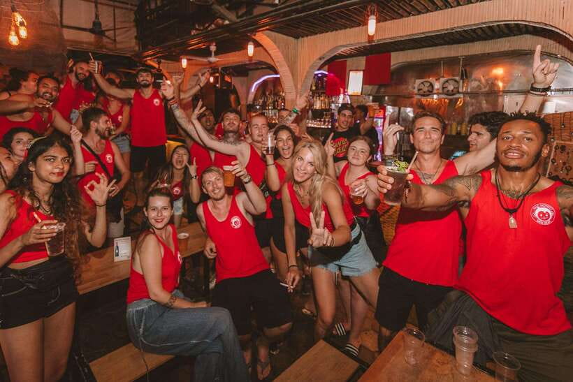 Mad Monkey Siem Reap Pub Crawl - Drinks, shots, and the singlet: the part that actually feels tangible