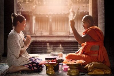 Monk Blessing Ceremony - Inside Wat Porkrom: The Ceremony You’ll See Up Close