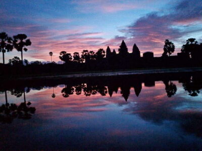 One Day Angkor Wat Trip with Sunrise - Entering Angkor Thom: South Gate to Bayon’s face towers