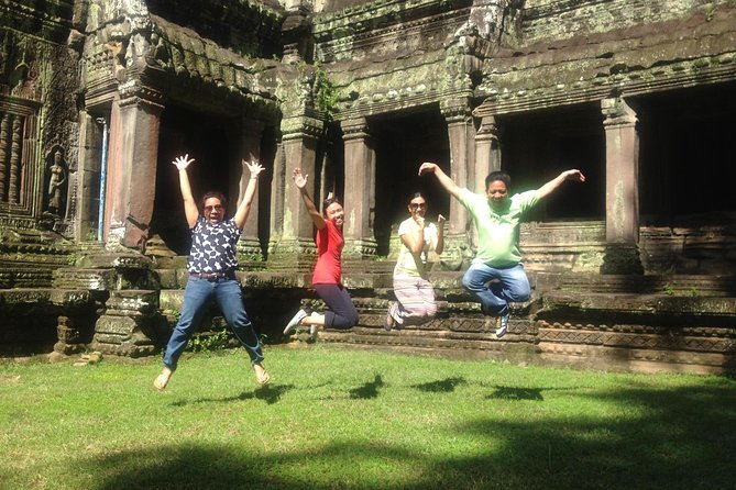 One day normal Angkor tour - Ta Prohm and the photo-time reality: prepare for roots, steps, and heat