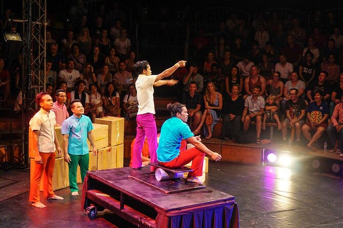 Phare, The Cambodian Circus with Round-Trip Tuk Tuk Transfer - Acts, music, and the Big Top atmosphere