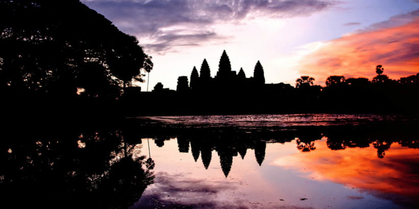 Private Sunrise Angkor Wat Tour - Angkor Thom: South Gate to Bayon faces, then more terraces and palace views
