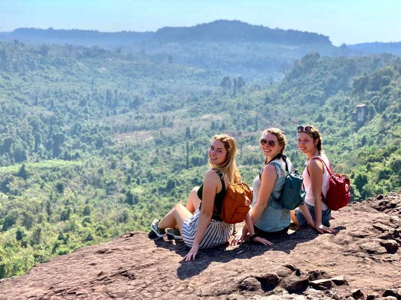 Shared tour: Kulen Mountain & Waterfalls - Small group - Inside Phnom Kulen: Waterfalls, Lingas, and a Reclining Buddha