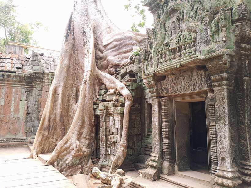 Sharing Trip to Angkor Temple with sunset - Terrace of the Elephants: royal palace esplanade and shaded walking