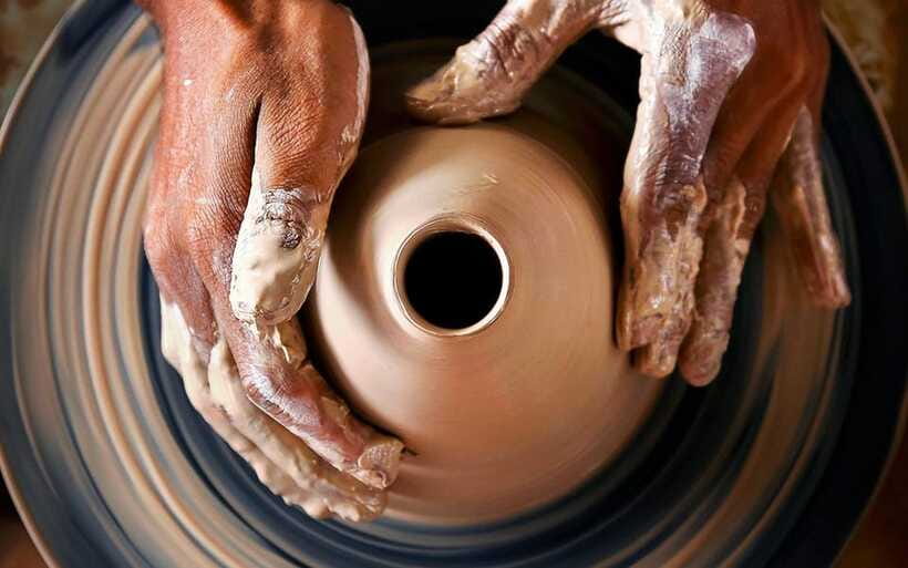 Siem Reap: Cambodian Pottery Class - Decorating with Khmer-style carving: where your personality shows