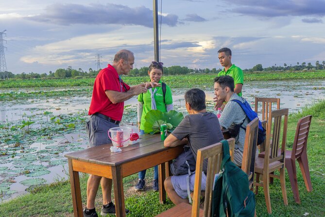 Siem Reap Countryside Sunset Vespa Tour / Tuk Tuk Available - Wat Po Banteaychey by Bike: Temples Plus Farms Along the Way