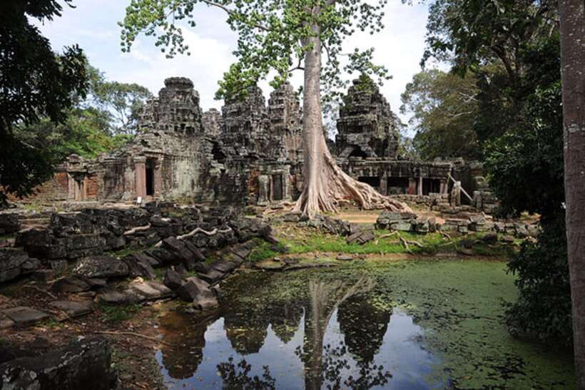 Siem Reap: Full-Day Tuk-Tuk Tour of Angkor Wat Temples - Preah Khan and the Ending View From Bakheng Mountain