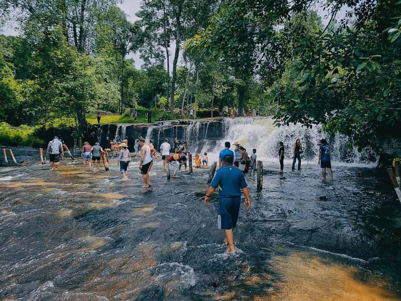 Siem Reap: Kulen Mountain, Beng Mealea, and Kampong Phluk - Phnom Kulen National Park: pagoda views and the Reclining Buddha