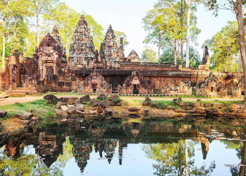 Siem Reap: Kulen Waterfalls and Banteay Srei Tour - One-Day Route: Kulen Waterfalls to Banteay Srei