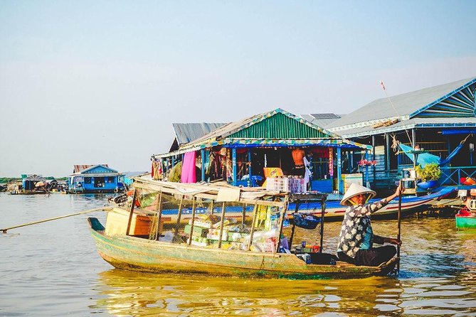 Siem Reap Lake-Side Village Tour - The small floating cafe stop: snacks, drinks, and timing