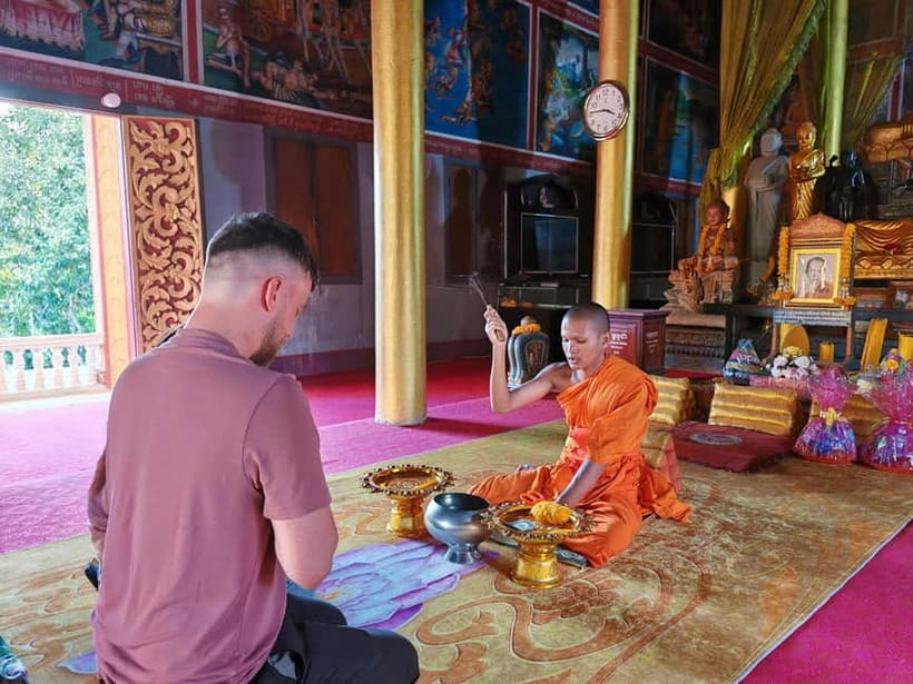 Siem Reap: Monk Blessings and Village Life Scooter Tour - West Baray Pagoda: Monk Blessings, Buddhist Art, and a Hilltop View