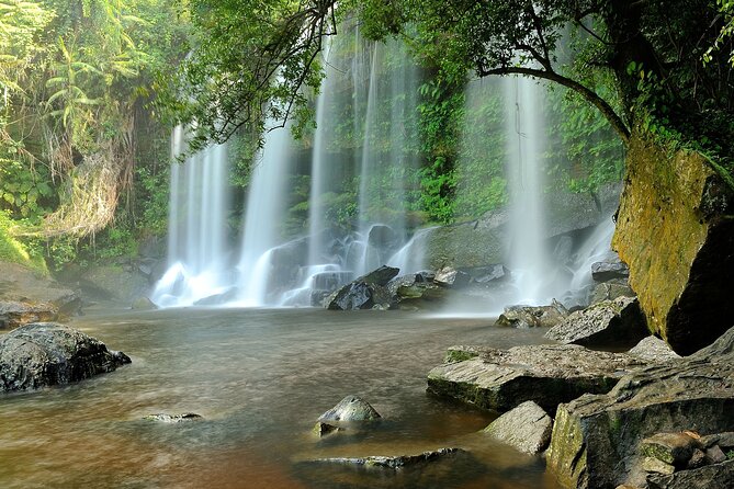 Siem Reap Outdoor Private Tour (Waterfalls 50km from Siem Reap) - Street 08 lunch break and village life on the return