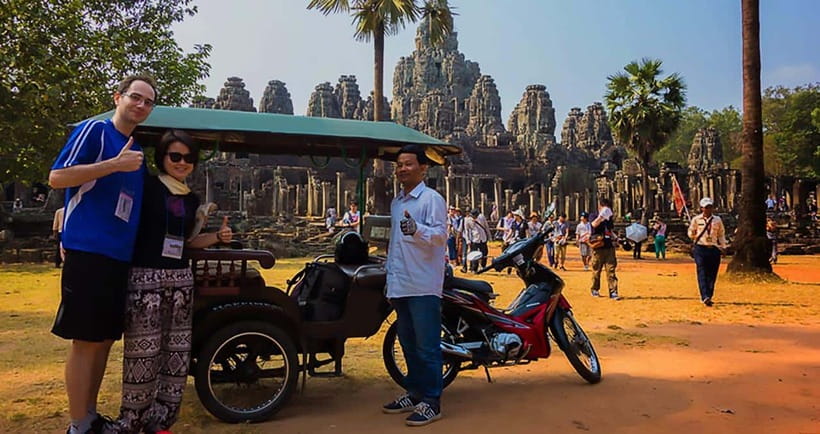 Siem Reap : Private Tuk-Tuk Tour of the Magnificent Temples. - Terrace of the Elephants and Ta Keo: the king’s plans