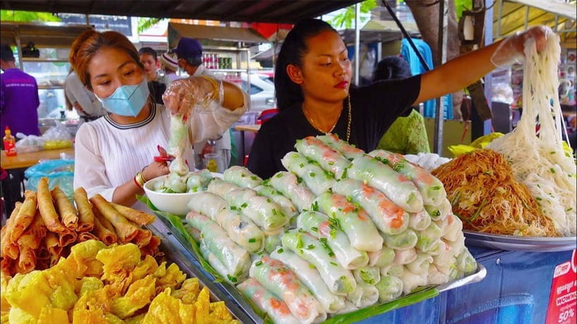 Siem Reap Street Foods Tour by Tuk Tuk with Personal Guide - The route: from Preah Ang Chorm’s shrine stop to night-market snacks