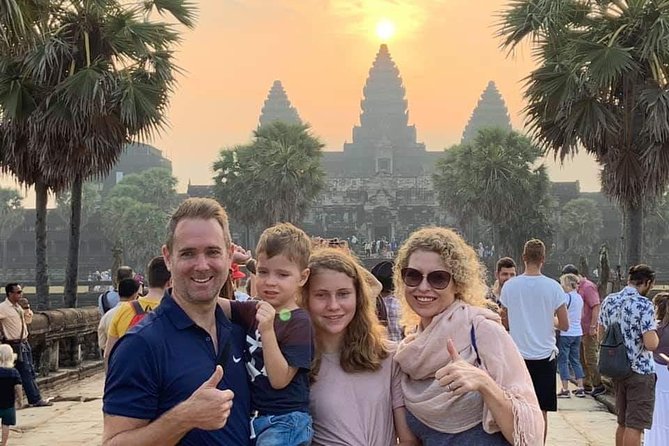 Sunrise Angkor Wat Temple Half Day Tour ( Small-Group Tour) - Getting a good sunset over the temples (without guessing)
