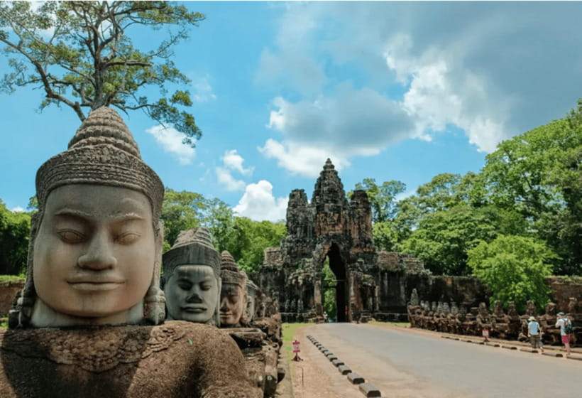 Sunrise at Angkor Wat and Small Tour with Tours Guide - Terrace of the Elephant and Terrace of the Leper King: Royal viewpoints that feel real