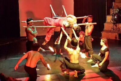 The Cambodia Circus, Phare At 19:00 PM - Getting picked up, using a mobile ticket, and timing it right