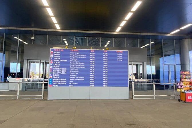 Transfer from Hotels in Siem Reap City to Siem Reap Airport - Drop-Off at Siem Reap Angkor International Airport (SAI)