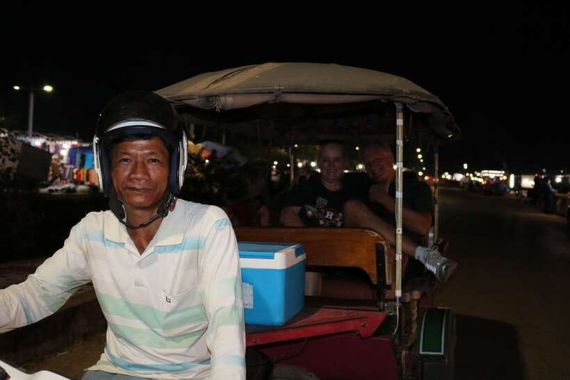 Twilight Tastes of Siem Reap Include Dinner - Getting there: hotel pickup and remok tuk tuk comfort