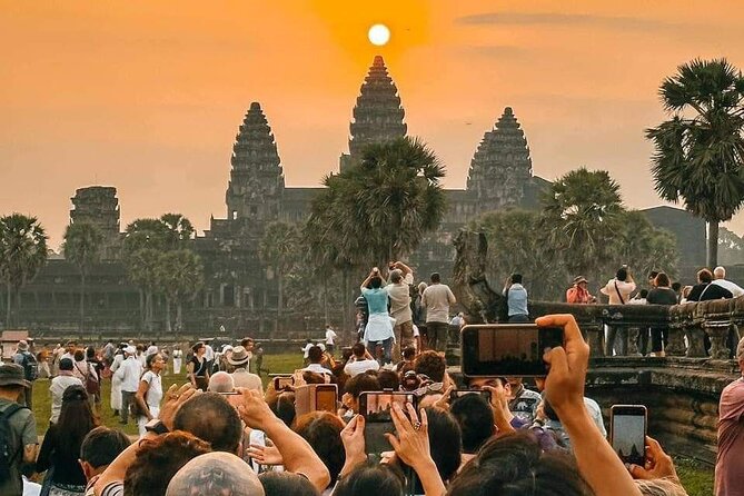 Unveiling Angkor Wat Sunrise, Bayon, Ta Prohm In Small Group Tour - Angkor Thom South Gate photo stop